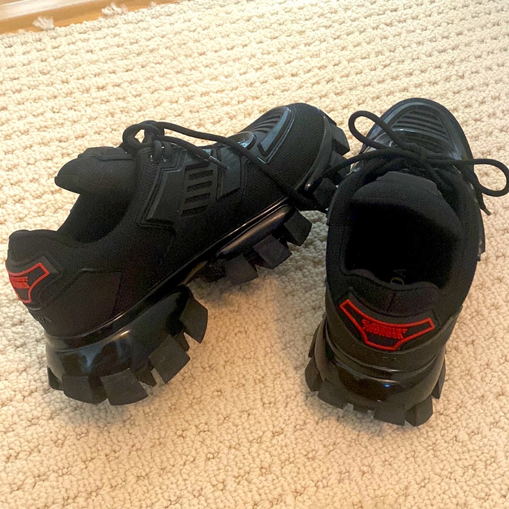 Prada Cloudbust Thunder sneakers - chunky black trendy !